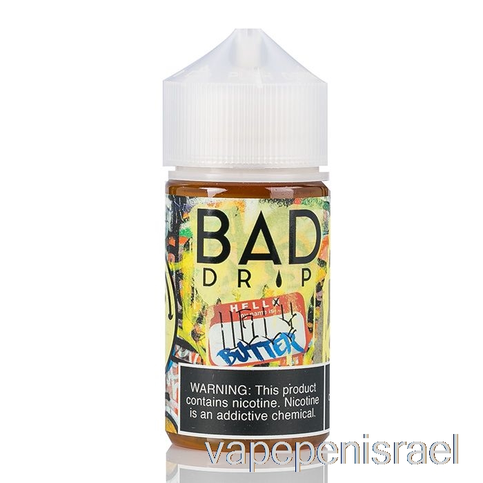 חד פעמי Vape Israel חמאה מכוערת - מעבדות טפטוף רעות - 60 מ"ל 6 מ"ג